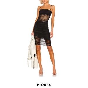 H:ours agnor mini dress in black!